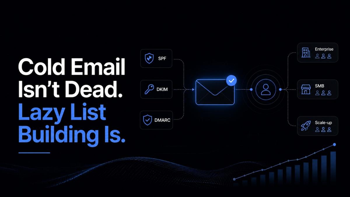 Cold Email Deliverability & List Building in 2026